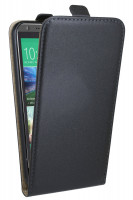 HTC DESIRE 830 // Klapptasche Schutztasche Schutzhülle Flip Tasche Hülle Zubehör Etui in Schwarz Tasche Hülle @ cofi1453®