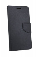 Elegante Buch-Tasche Hülle für das WIKO JERRY 2 in Schwarz Leder Optik Wallet Book-Style Cover Schale @ cofi1453®