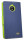Elegante Buch-Tasche Hülle für das LENOVO MOTO E4 in Blau-Grün (2-Farbig) Leder Optik Wallet Book-Style Cover Schale @ cofi1453®