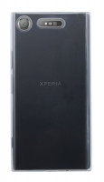 Sony XPERIA XZ1 // Silikon Hülle Tasche Case Zubehör Gummi Bumper Schale Schutzhülle Zubehör in Transparent @ cofi1453®