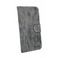 Elegante Buch-Tasche Hülle für das Nokia 3 in Anthrazit Leder Optik Wallet Book-Style Cover Schale @ cofi1453®