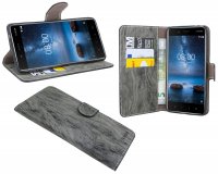Elegante Buch-Tasche Hülle für das Nokia 8 in...