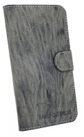 Elegante Buch-Tasche Hülle für Lenovo Motorola Moto G5 PLUS in Anthrazit Leder Optik Wallet Book-Style Cover Schale @ cofi1453®