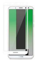Huawei MATE 10 LITE // Premium Tempered SCHUTZGLAS 3D FULL COVERED in Weiß Schutz Glas extrem Kratzfest