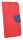 Elegante Buch-Tasche Hülle für das XIAOMI REDMI NOTE 5A in Rot-Blau Leder Optik Wallet Book-Style Cover Schale @ cofi1453®