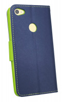 Elegante Buch-Tasche Hülle für XIAOMI REDMI NOTE 5A PRIME in Blau-Grün Leder Optik Wallet Book-Style Cover Schale @ cofi1453®