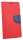 Elegante Buch-Tasche Hülle für LENOVO MOTOROLA MOTO G5S PLUS in Rot-Blau Leder Optik Wallet Book-Style Cover Schale @ cofi1453®