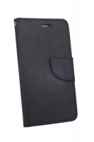 Elegante Buch-Tasche Hülle für das HONOR 6C PRO in Schwarz Leder Optik Wallet Book-Style Cover Schale @ cofi1453®