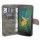 Elegante Buch-Tasche Hülle für das LENOVO MOTOROLA MOTO G5S in Anthrazit Leder Optik Wallet Book-Style Cover Schale @ cofi1453®