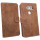 Elegante Buch-Tasche Hülle für das LG V30 in Braun Leder Optik Wallet Book-Style Cover Schale @ cofi1453®