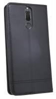 Elegante Buch-Tasche Hülle für HUAWEI MATE 10 LITE in Schwarz Leder Optik "Prestige" Wallet Book-Style Cover Schale  cofi1453®