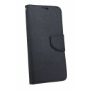 Elegante Buch-Tasche Hülle für Samsung Galaxy A8 2018 (A530F) Schwarz Leder Optik Wallet Book-Style Schale cofi1453®