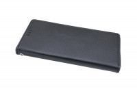 Elegante Buch-Tasche Hülle für das SONY XPERIA XA1 PLUS in Schwarz Leder Optik Wallet Book-Style Cover Schale @ cofi1453®