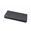 Elegante Buch-Tasche Hülle für das SONY XPERIA XA1 PLUS in Schwarz Leder Optik Wallet Book-Style Cover Schale @ cofi1453®