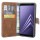 Elegante Buch-Tasche Hülle für Samsung Galaxy A8 PLUS 2018 (A730F) in Braun Leder Optik Wallet Book-Style Schale cofi1453®