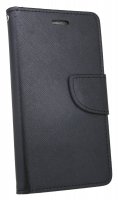 Elegante Buch-Tasche Hülle für das ASUS ZENFONE 3 MAX (ZC520TL) Schwarz Leder Optik Wallet Book-Style Cover Schale @ cofi1453®