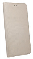 Elegante Buch-Tasche Hülle Smart Magnet für das HUAWEI P SMART Leder Optik Wallet Book-Style Cover in Gold Schale @ cofi1453®
