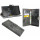 Elegante Buch-Tasche Hülle für das Sony Xperia L1 in Anthrazit Leder Optik Wallet Book-Style Cover Schale @ cofi1453®