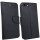 Elegante Buch-Tasche Hülle für das ASUS ZENFONE 4 MAX (ZC520KL) 5,2" Schwarz Leder Optik Wallet Book-Style Schale @ cofi1453®