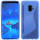 Samsung Galaxy S9 (G960F) // S-Line TPU SchutzHülle Silikon Hülle Silikonschale Case Cover Zubehör Bumper in Schwarz @ cofi1453®