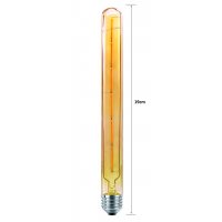 Sparsame LED Leuchte | Filament | Stableuchte | T30 | 4 Watt | 350 Lumen | Birne Lampe Licht Glühbirne Rohr | warmweiß 2200K