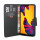 Elegante Buch-Tasche Hülle für HUAWEI P20 LITE in Schwarz Leder Optik Fancy Wallet Book-Style Cover Schale  cofi1453®