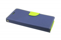 Elegante Buch-Tasche Hülle für das SONY XPERIA XA2 in Blau-Grün Leder Optik Wallet Book-Style Cover Schale @ cofi1453®