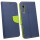 Elegante Buch-Tasche Hülle für HUAWEI P20 PRO in Blau-Grün Leder Optik Fancy Wallet Book-Style Cover Schale  cofi1453®