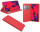 Elegante Buch-Tasche Hülle Smart Magnet für das HUAWEI P20 PRO Leder Optik Wallet Book-Style Cover in Rot Schale