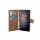 Elegante Buch-Tasche Hülle für das Sony Xperia L2 in Braun Leder Optik Wallet Book-Style Cover Schale