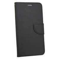 Elegante Buch-Tasche Hülle für das HONOR VIEW 10 in Schwarz Leder Optik Wallet Book-Style Cover Schale