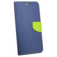 Elegante Buch-Tasche Hülle für SAMSUNG GALAXY S9 PLUS G965F in Blau Leder Optik Wallet Book-Style Cover Schale