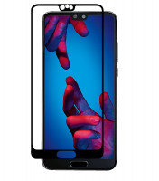 Huawei P20 PRO//Premium Tempered SCHUTZGLAS 3D FULL COVERED in Schwarz Panzerglas Schutz Glas extrem Kratzfest