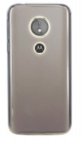 Motorola Moto E5//Silikon Hülle Tasche Case Zubehör Gummi Bumper Schale Schutzhülle Zubehör in Smoke
