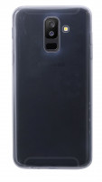 Samsung Galaxy A6 PLUS A605F//Silikon Hülle Tasche Case Zubehör Gummi Bumper Schale Schutzhülle Zubehör in Transparent