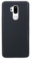 cofi1453® Silikon Hülle Basic kompatibel mit LG G7 ThinQ Case TPU Soft Handy Cover Schutz Schwarz