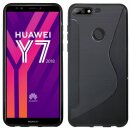 Huawei Y7 2018 Handy Silikon Schutzhülle Cover Case...