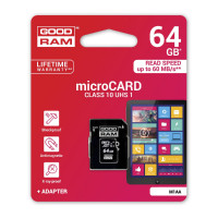 Speicherkarte MicroCARD microSDHC Karte 64GB Speicher...