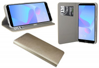 Elegante Buch-Tasche Hülle Smart Magnet für Das Huawei Y6...