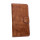 Elegante Buch-Tasche Hülle für HUAWEI P20 LITE in Braun Leder Optik Fancy Wallet Book-Style Cover Schale