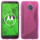 Motorola G6 Handy Silikon Schutzhülle Cover Case Schwarz