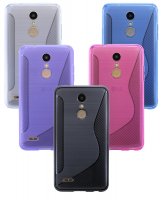 LG K9 Handy Silikon Schutzhülle Cover Case Schwarz