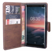 Elegante Buch-Tasche Hülle für Das Nokia 8...