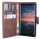 Elegante Buch-Tasche Hülle für Das Nokia 8 Sirocco in Braun Leder Optik Wallet Book-Style Cover Schale