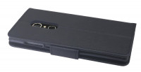 Elegante Buch-Tasche Hülle für Das ALCATEL 5 (5086D) in Schwarz Leder Optik Wallet Book-Style Cover Schale