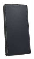 Alcatel 3C (5026D)//Klapptasche Schutztasche Schutzhülle Flip Tasche Hülle Zubehör Etui in Schwarz Tasche Hülle