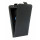 Alcatel 5 (5086D)//Klapptasche Schutztasche Schutzhülle Flip Tasche Hülle Zubehör Etui in Schwarz Tasche Hülle