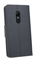 Elegante Buch-Tasche Hülle für das LG K11 in Schwarz Leder Optik Wallet Book-Style Cover Schale