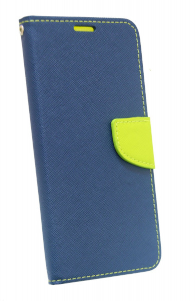 Elegante Buch-Tasche Hülle für das HONOR 7C in Blau-Grün Leder Optik Wallet Book-Style Cover Schale