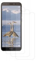 3x Folien Bildschrim Folie UltraClear Schutz für Huawei Y5 2018